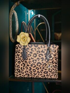 Kate Spade New York Darcy Graphic Leopard Large Satchel